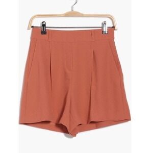 SPANX Carefree Crepe Shorts, Elastic Waist, Sedona, Size Large,‎ NWT